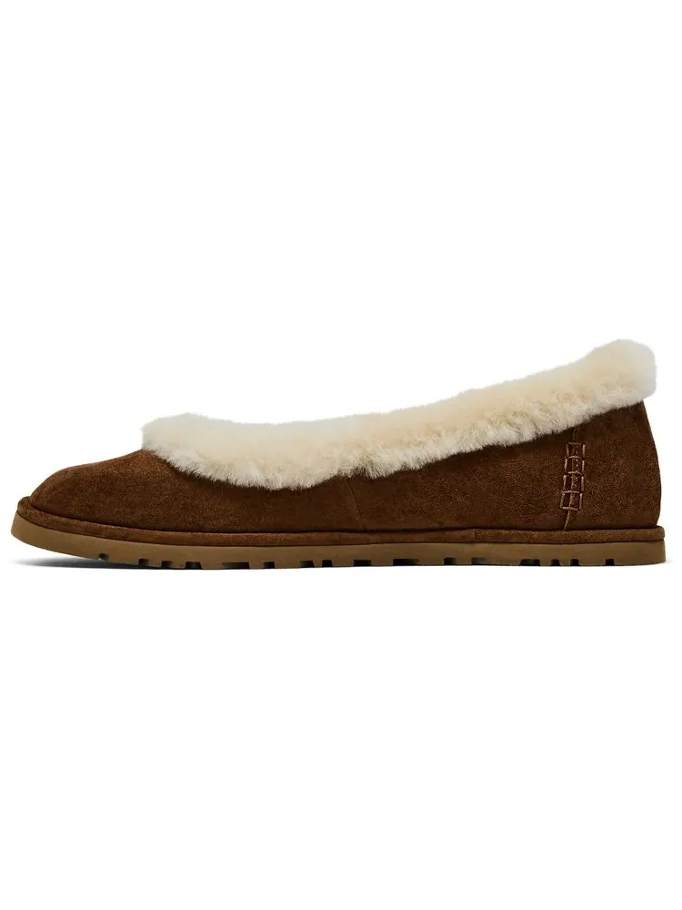 Женские балетки UGG Zora — изображение 3 из 8, коричневый