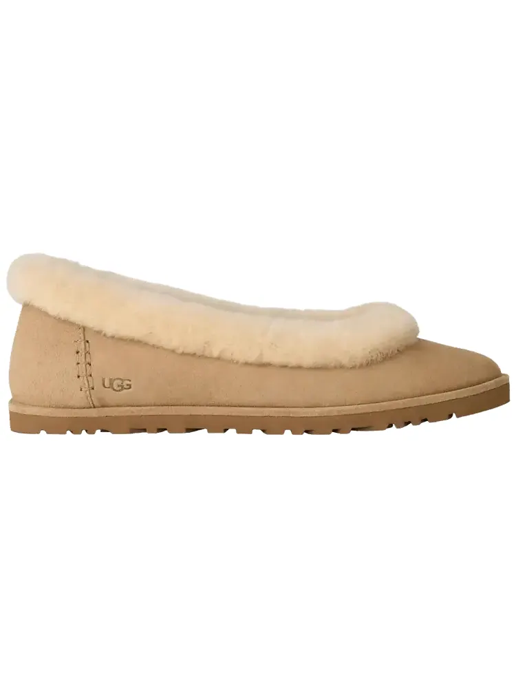 Женские балетки UGG Zora — изображение 1 из 1, бежевый