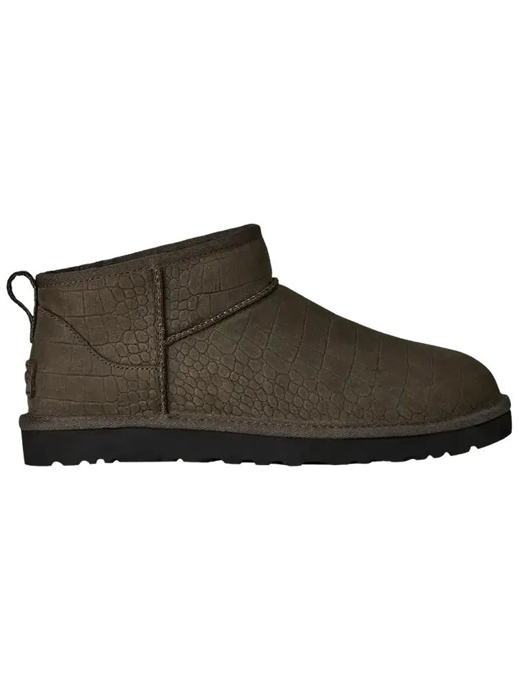 Кроссовки UGG Classic Ultra Mini Embossed — изображение 1 из 1, серый
