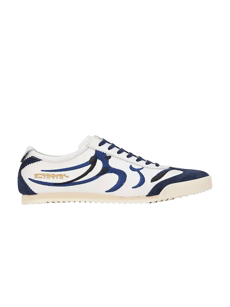 Кроссовки Onitsuka Tiger Mexico 66 Deluxe Kumadori - White Peacoat