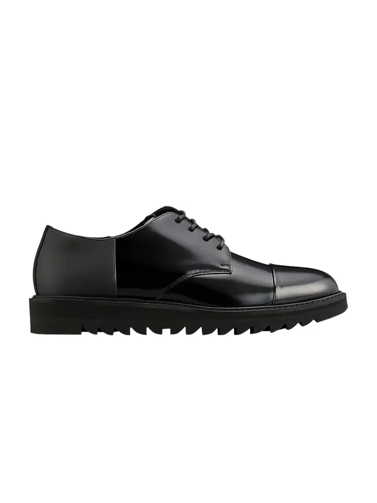 Кроссовки Derby 'Black Polished Leather' — изображение 1 из 1, черный