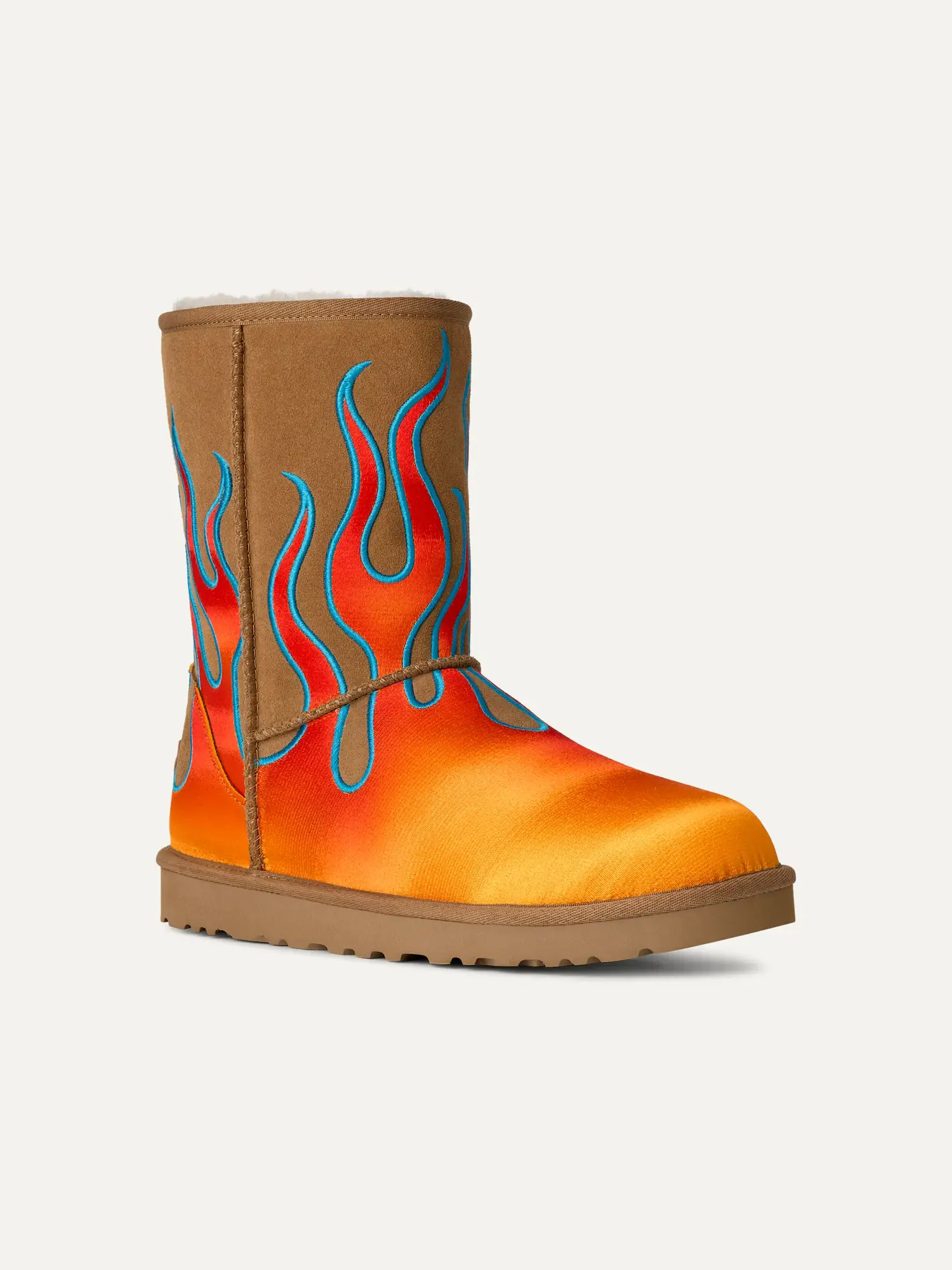 Угги Jeremy Scott x UGG Classic Short 'Flame' — изображение 2 из 7, коричневый