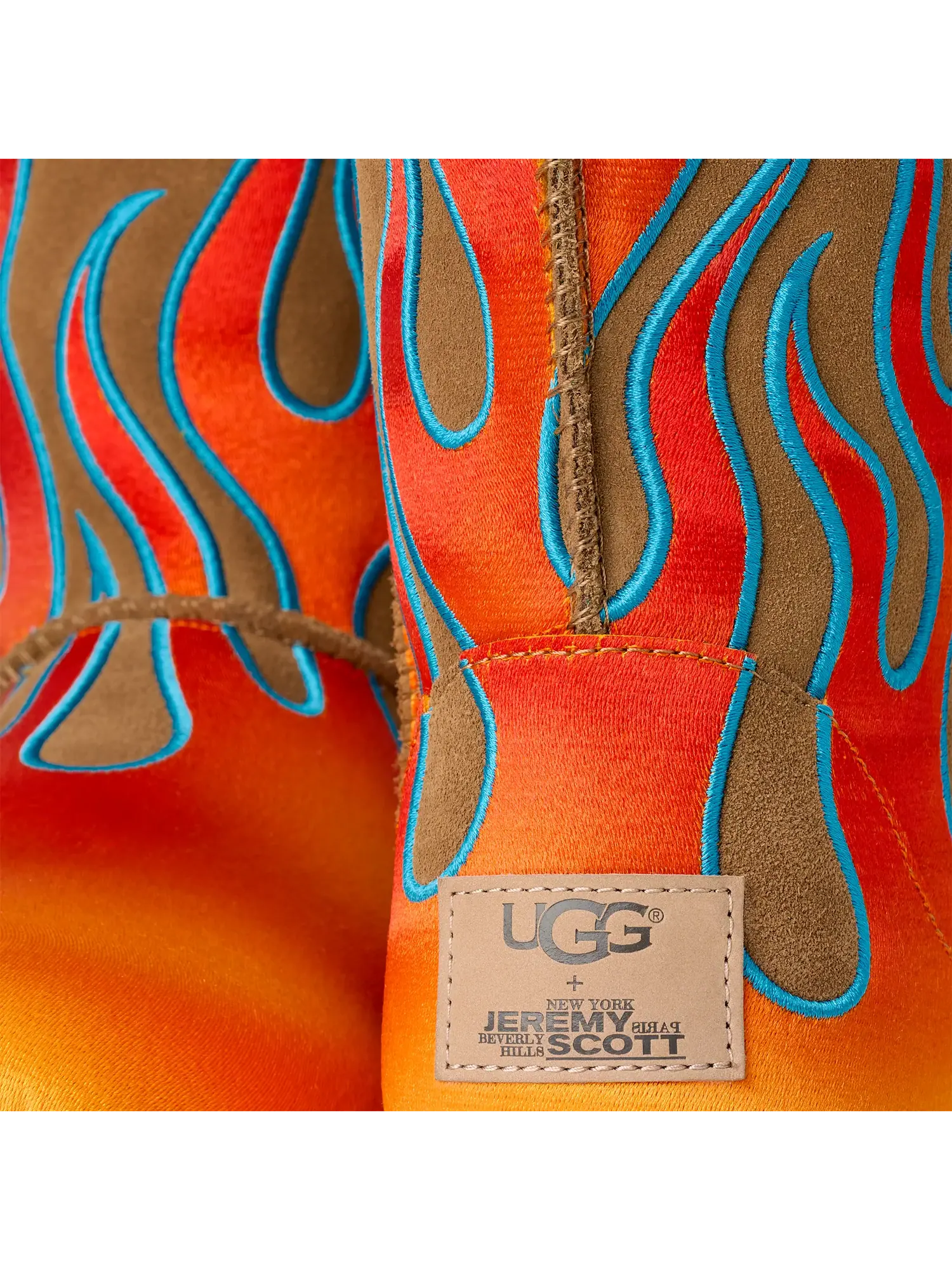 Угги Jeremy Scott x UGG Classic Short 'Flame' — изображение 5 из 7, коричневый
