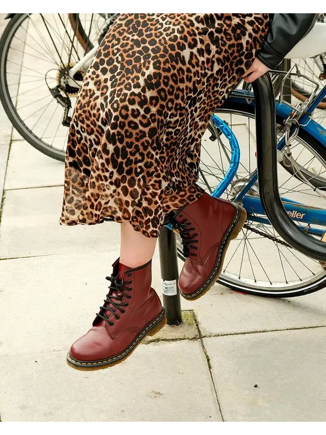 Ботинки Dr. Martens 1460 Smooth — изображение 4 из 11, красный