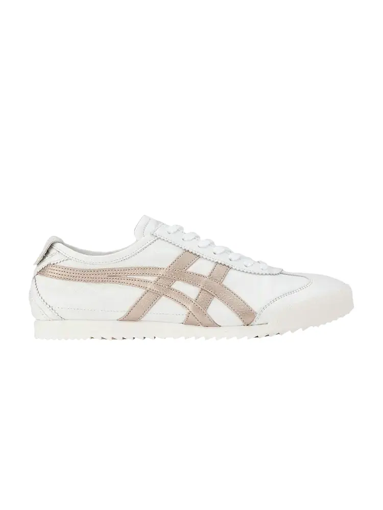 Кроссовки Onitsuka Tiger Wmns Mexico 66 Deluxe White Rose Gold — изображение 1 из 1, белый розовый золотистый