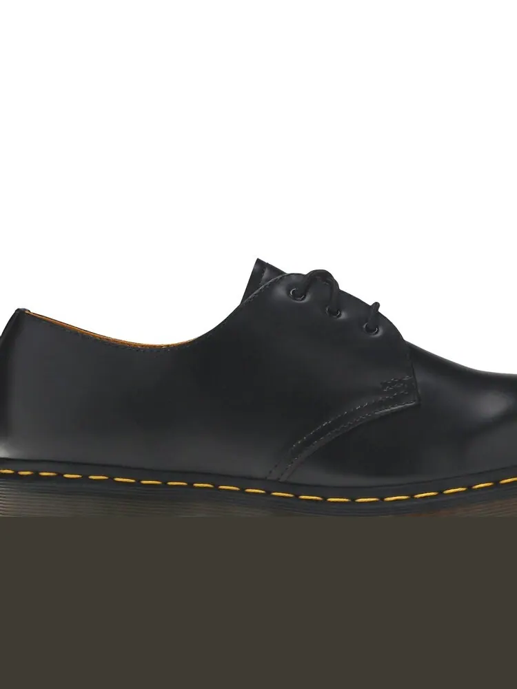 Кроссовки Dr. Martens 1461 Smooth Leather Oxford, кожаные — изображение 2 из 4, черный