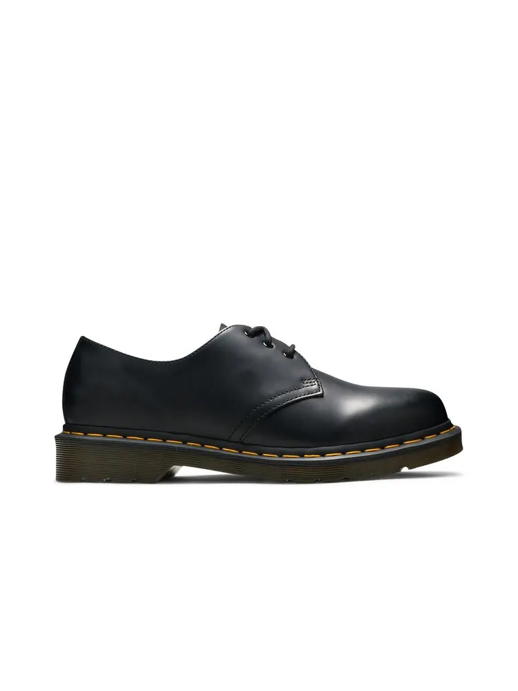 Кроссовки Dr. Martens 1461 'Black Smooth', кожаные — изображение 1 из 8, черный
