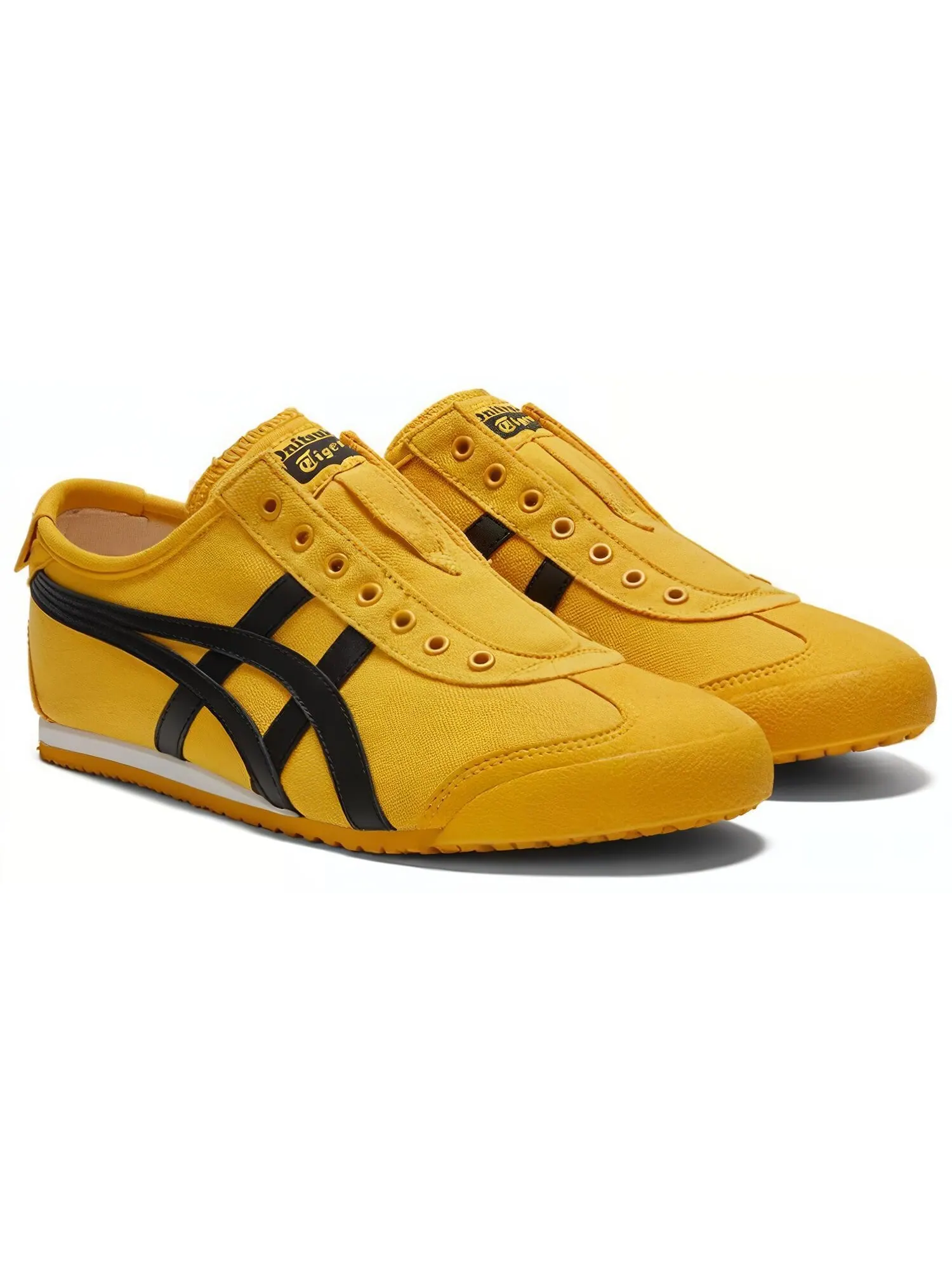 Кроссовки Onitsuka Tiger Mexico 66 Slip-On — изображение 2 из 5, желтый/черный