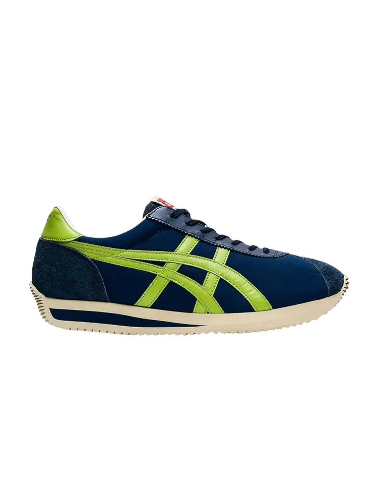 Кроссовки Onitsuka Tiger Moal 77 NM Peacoat Neon Lime — изображение 1 из 1, синий
