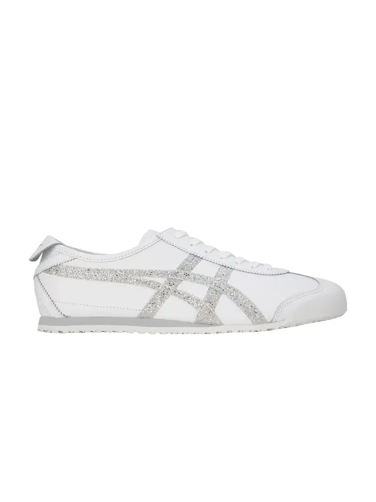 Кроссовки Onitsuka Tiger Mexico 66 White Pure Silver — изображение 1 из 1, белый