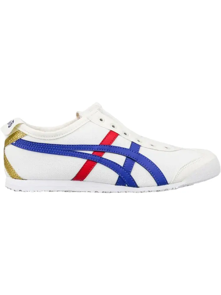 Кроссовки Onitsuka Tiger Mexico 66 Slip-On Cream Tuna Blue — изображение 1 из 1, бежевый