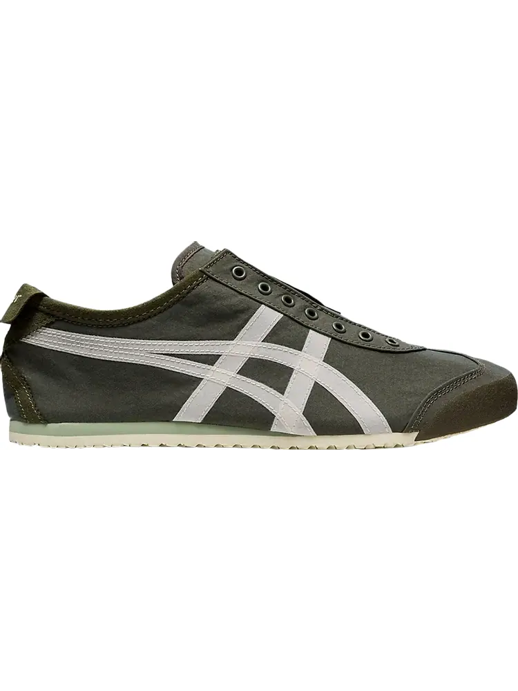 Кроссовки Onitsuka Tiger Mexico 66 Slip-On Mantle Green Birch — изображение 1 из 1, зеленый