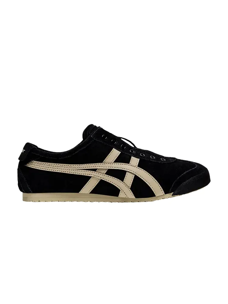 Кроссовки Onitsuka Tiger Mexico 66 Slip-On — изображение 1 из 1, черный