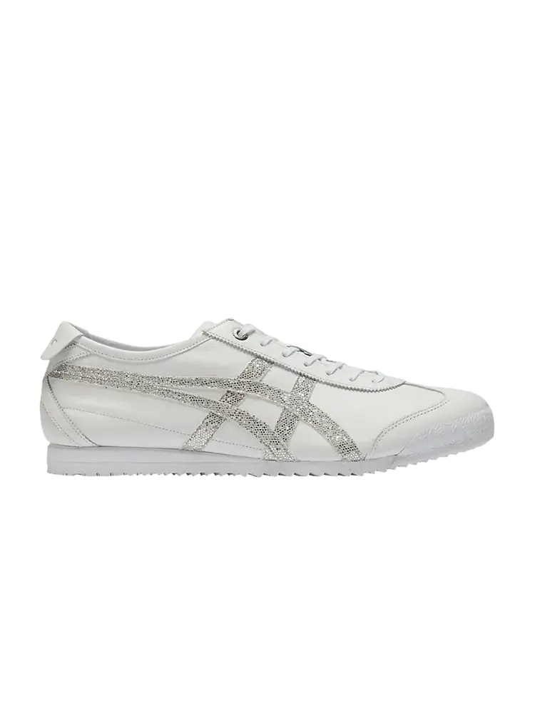 Кроссовки Onitsuka Tiger Mexico 66 SD White Pure Silver Glitter — изображение 1 из 1, белый