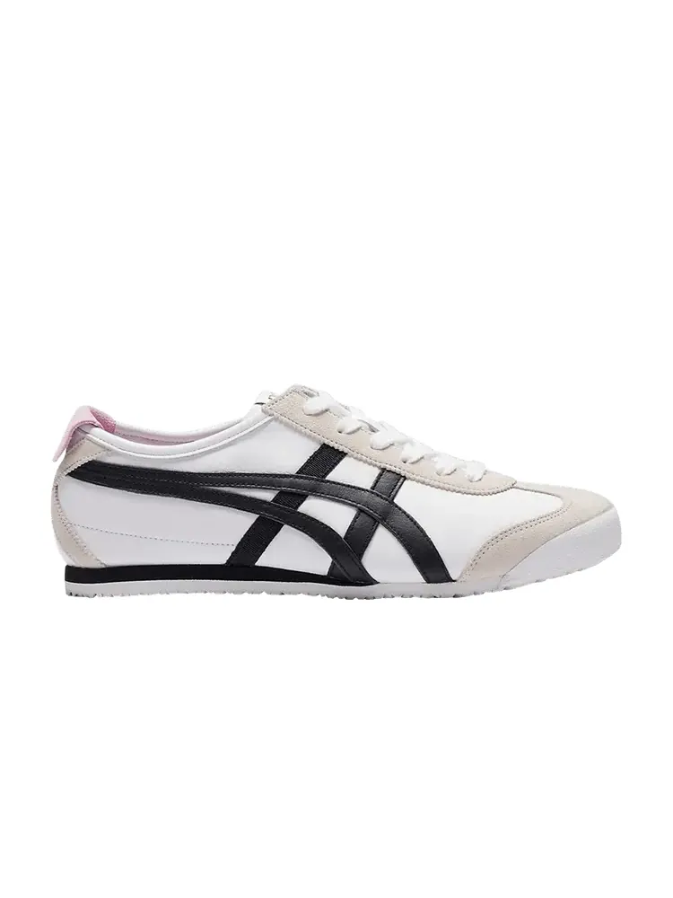 Кроссовки Onitsuka Tiger PATOU x Mexico 66 White Black Pink — изображение 1 из 1, белый