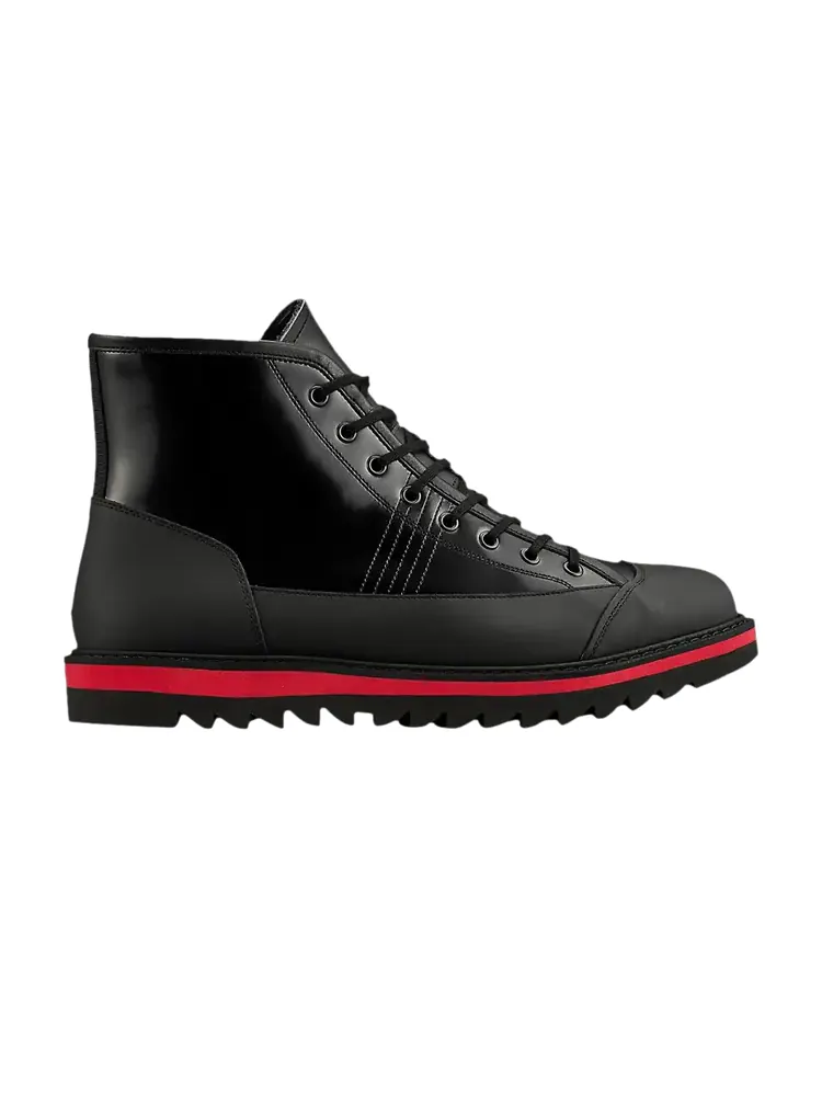 Кроссовки Onitsuka Tiger Blucher MT Black Classic Red — изображение 1 из 1, черный