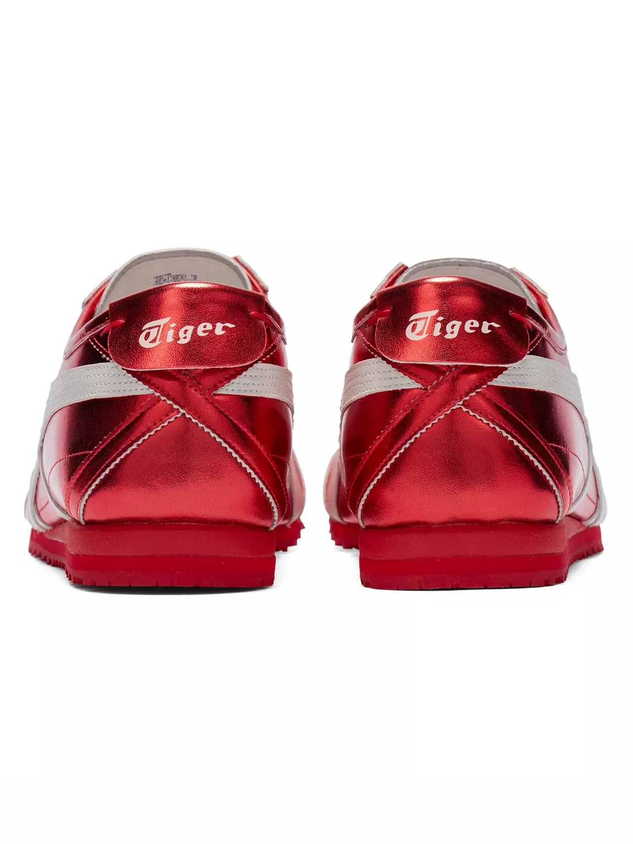 Кроссовки Onitsuka Tiger Mexico 66 SD Metallic Series — изображение 4 из 8, красный/кремовый