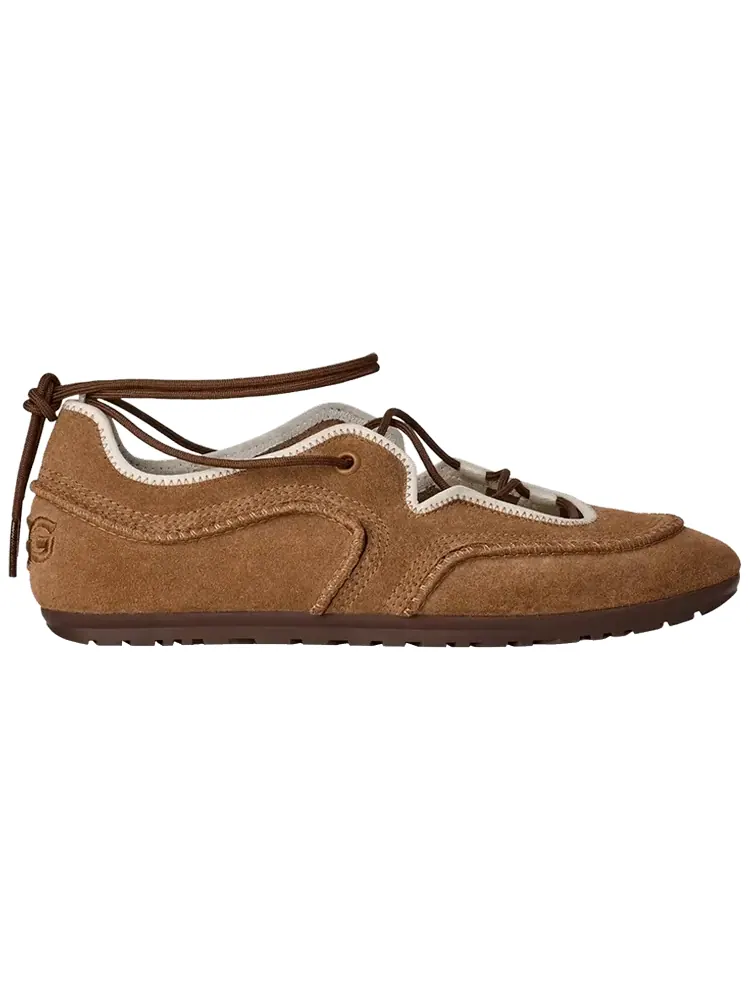 Женские балетные кроссовки UGG Quill — изображение 1 из 1, коричневый