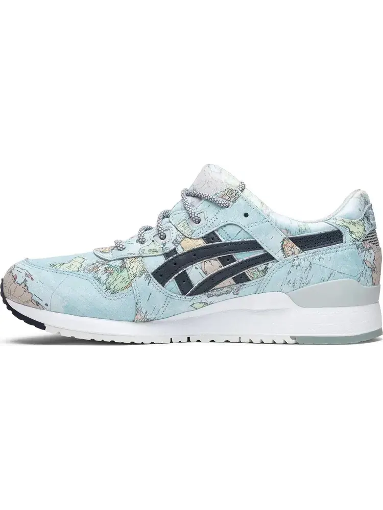 Кроссовки atmos x gel lyte 3 'world map' Asics — изображение 3 из 8, синий