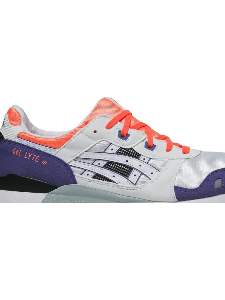 Кроссовки gel lyte 3 og retro 'orange purple' 2020 Asics — изображение 2 из 8, белый