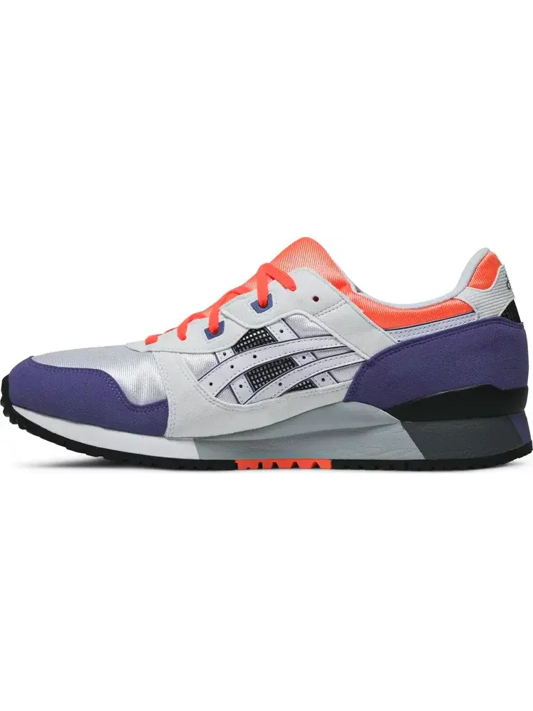 Кроссовки gel lyte 3 og retro 'orange purple' 2020 Asics — изображение 3 из 8, белый