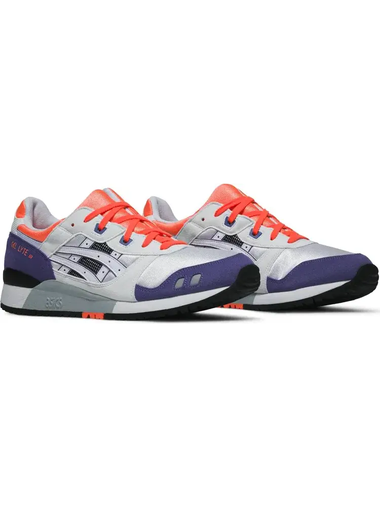 Кроссовки gel lyte 3 og retro 'orange purple' 2020 Asics — изображение 8 из 8, белый
