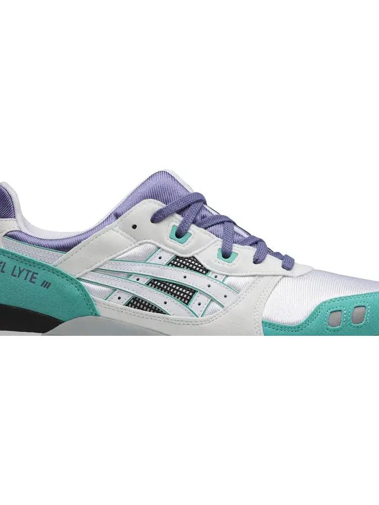 Кроссовки gel lyte 3 og retro 'teal' 2020 Asics — изображение 2 из 8, белый