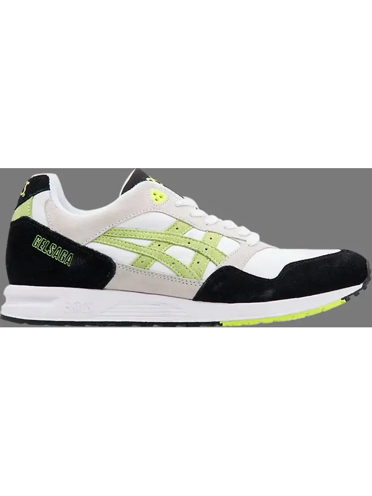 Кроссовки gel saga 'white flash yellow' Asics — изображение 1 из 1, белый
