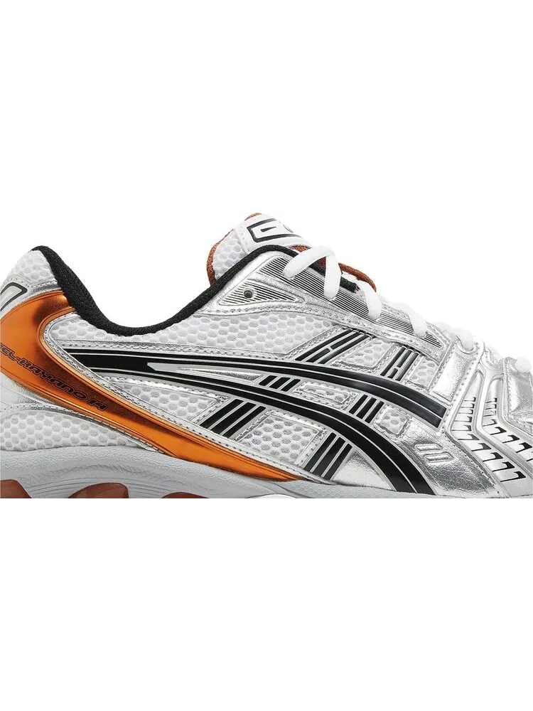 Кроссовки Gel Kayano 14 'Silver Piquant Orange' — изображение 2 из 4, белый