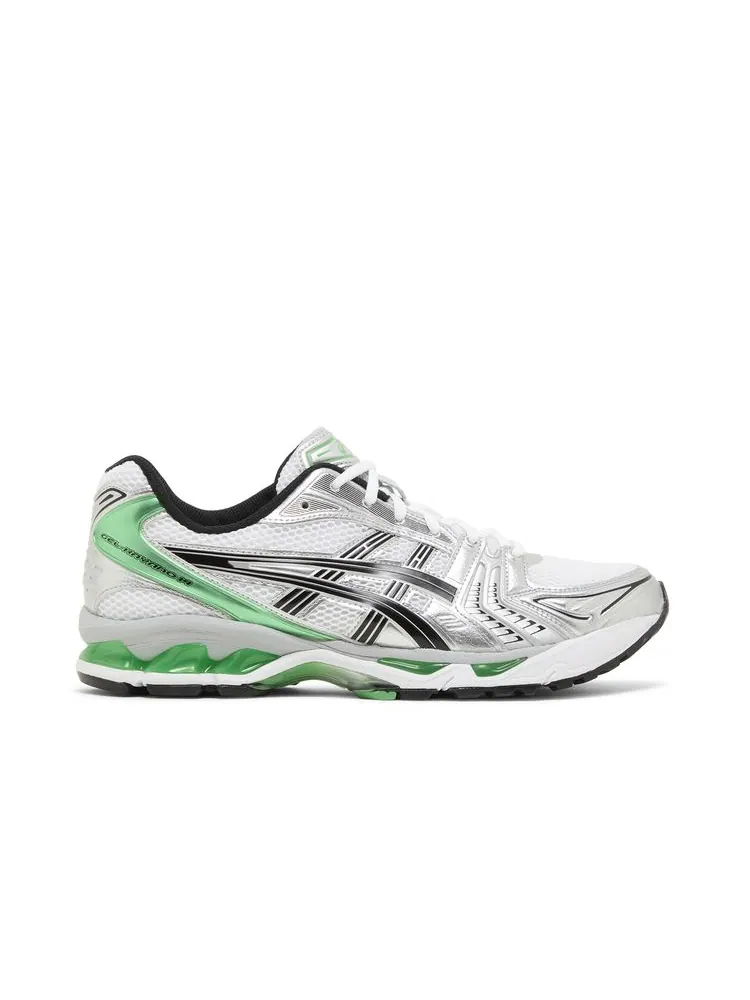 Кроссовки Gel Kayano 14 'White Malachite Green' — изображение 1 из 8, белый зеленый