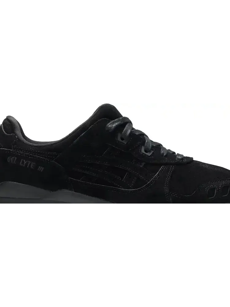 Кроссовки gel lyte 3 'triple black' Asics — изображение 2 из 8, черный