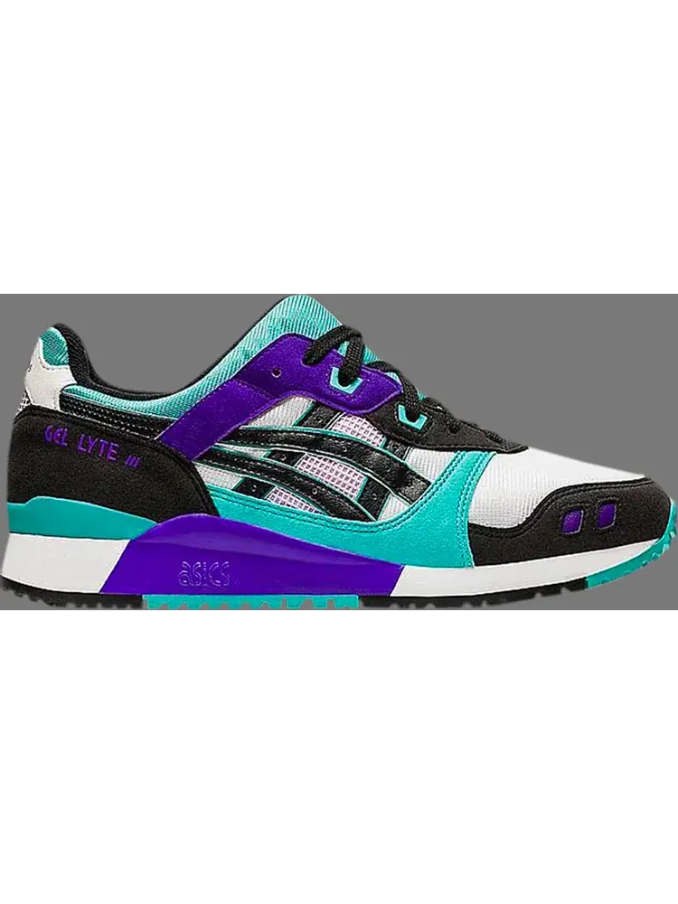 Кроссовки gel lyte 3 'techno cyan purple' Asics, чирок — изображение 1 из 1, бирюзовый