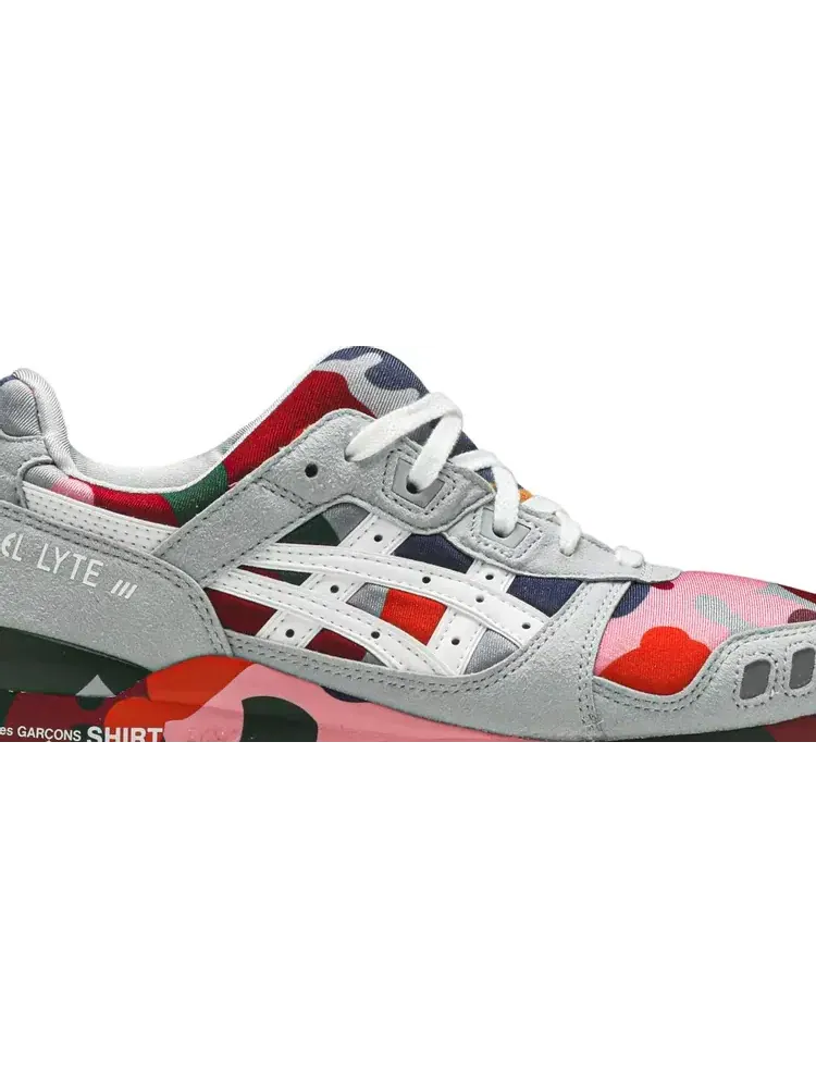 Кроссовки comme des garçons shirt x gel lyte 3 'colorful camo' Asics — изображение 2 из 8, мульти