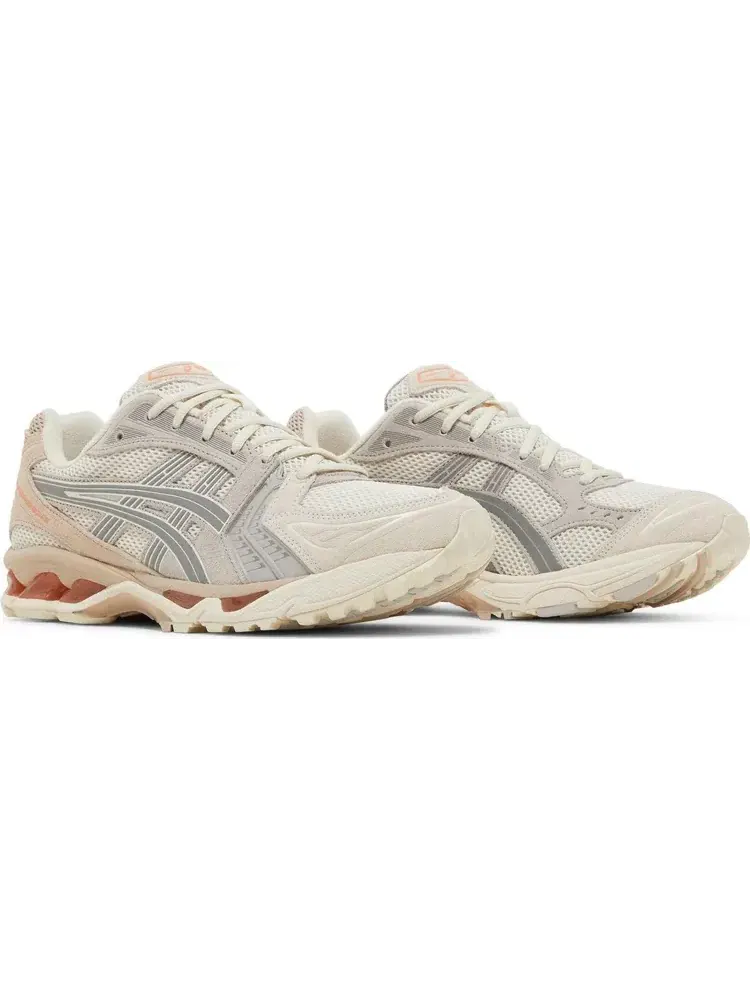 Кроссовки gel kayano 14 'birch clay grey' Asics, пломбир — изображение 8 из 8, бежевый