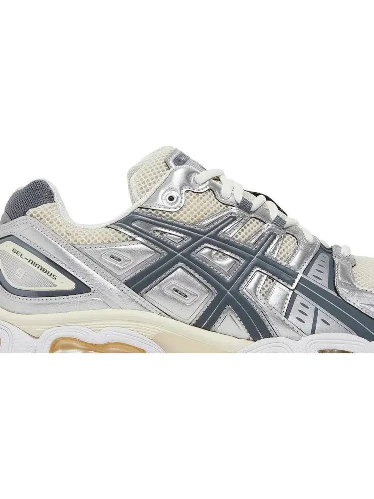 Кроссовки gel nimbus 9 'pure silver metropolis' Asics — изображение 2 из 8, серебряный
