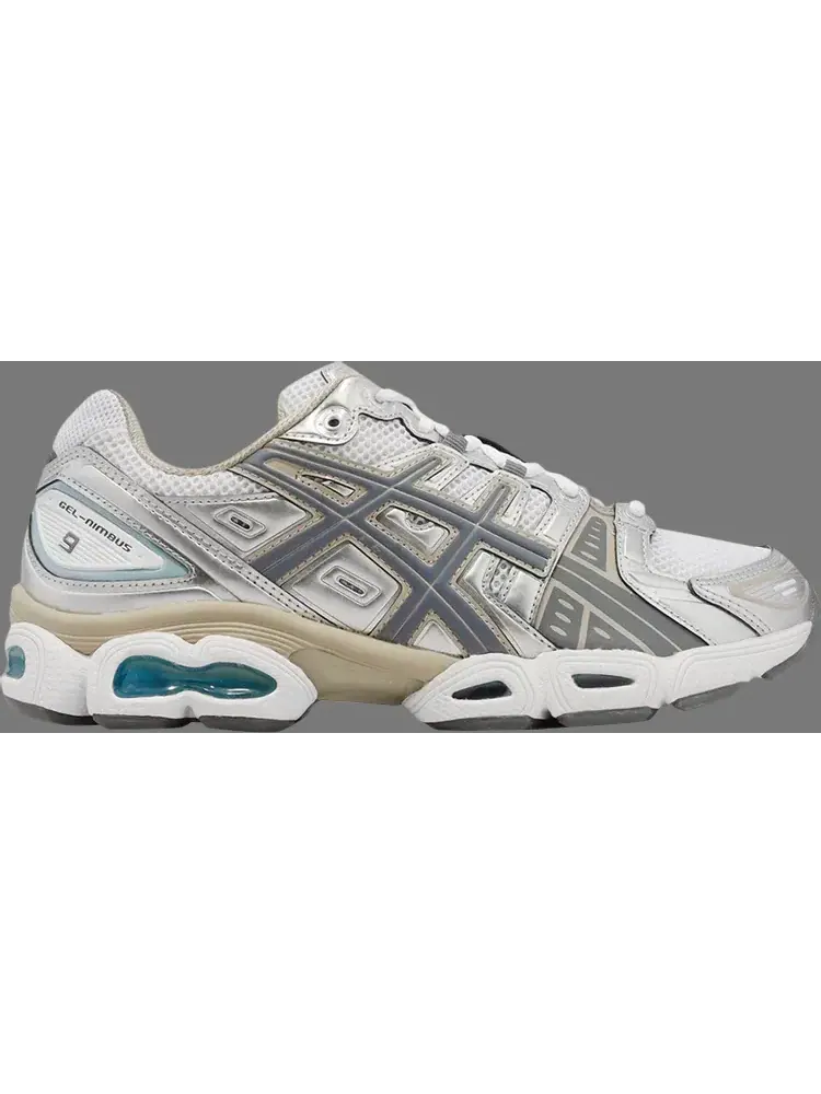Кроссовки gel nimbus 9 'white steel grey' Asics — изображение 1 из 1, белый