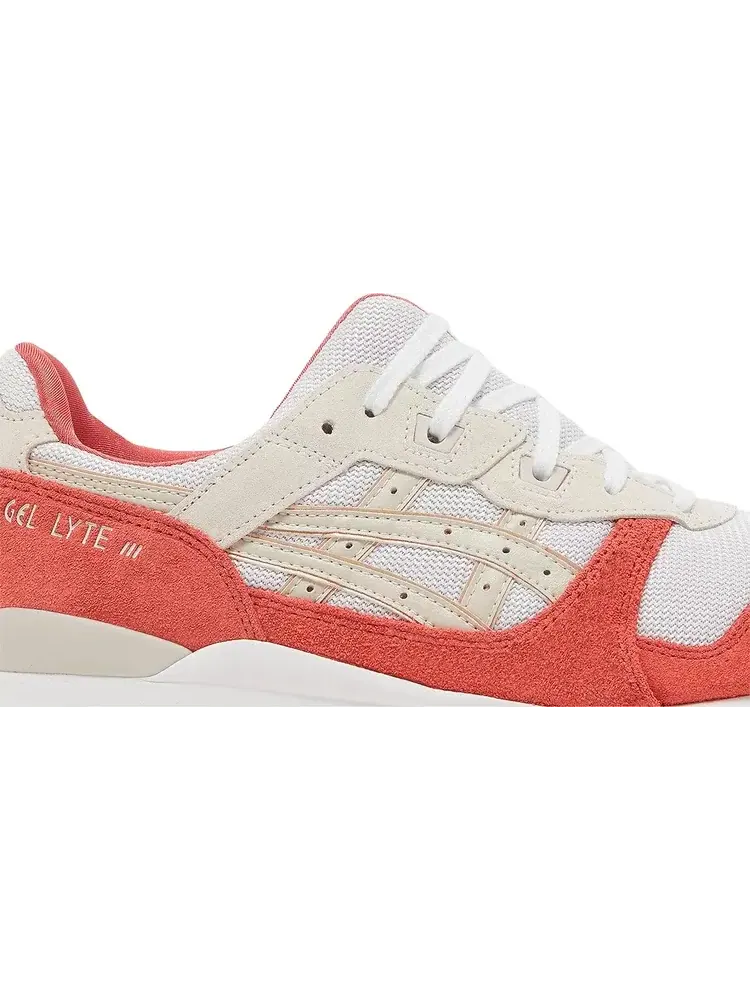 Кроссовки gel lyte 3 og 'white smoke grey' Asics — изображение 2 из 8, красный