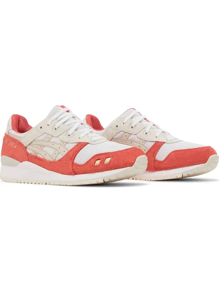 Кроссовки gel lyte 3 og 'white smoke grey' Asics — изображение 8 из 8, красный