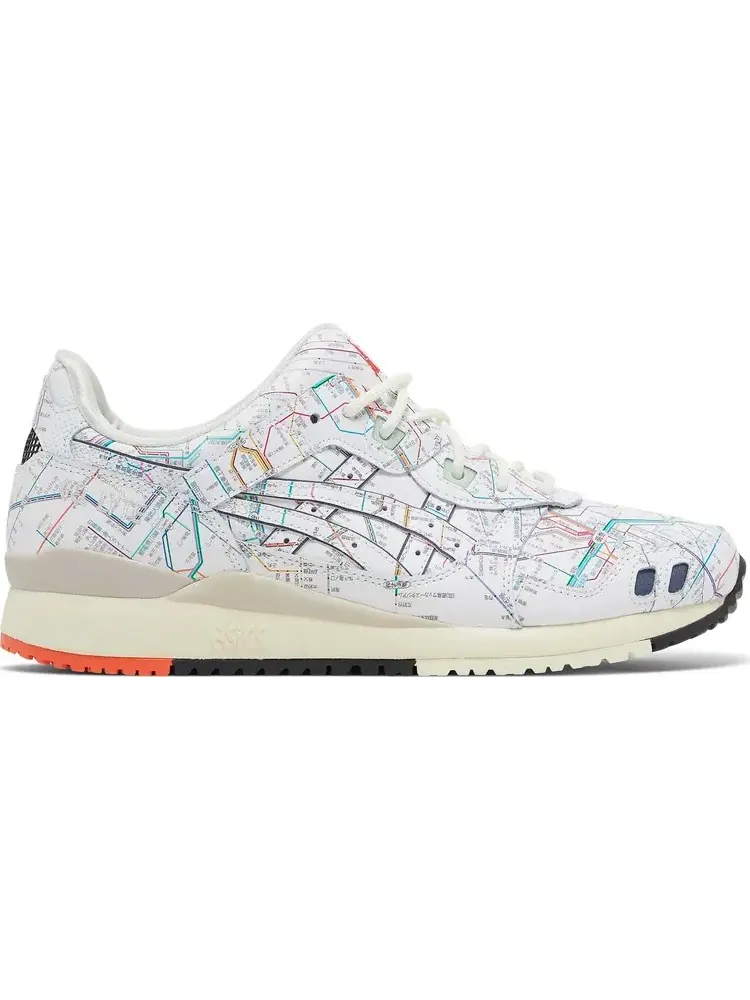 Кроссовки atmos x gel lyte 3 og 'tokyo subway' Asics — изображение 1 из 8, белый