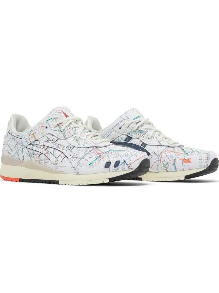 Кроссовки atmos x gel lyte 3 og 'tokyo subway' Asics — изображение 8 из 8, белый