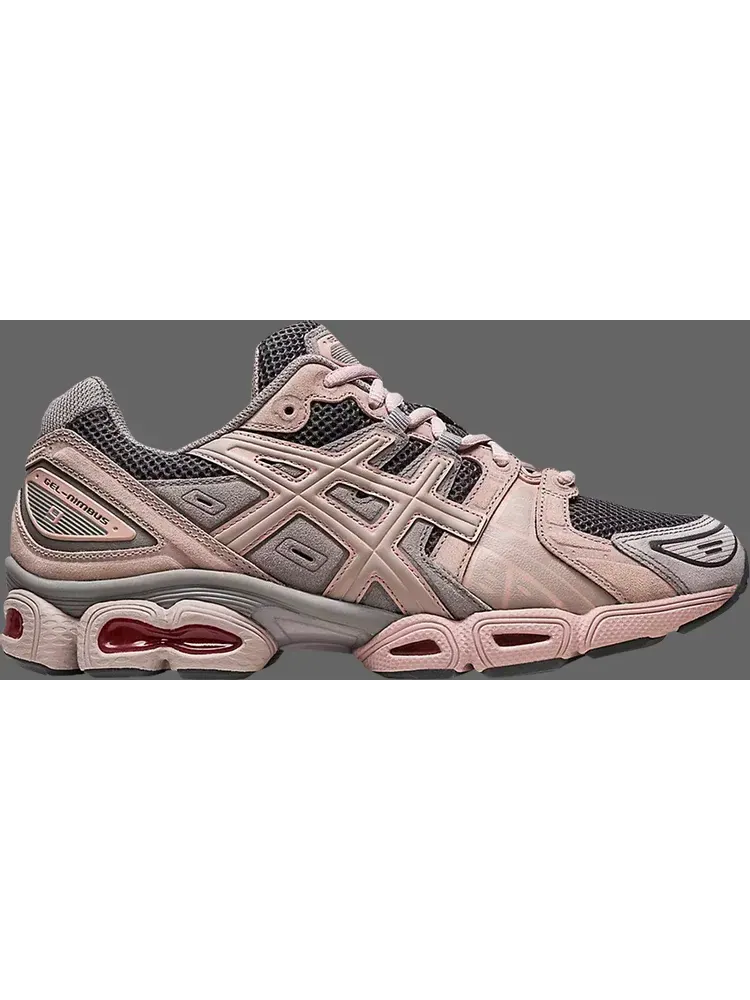 Кроссовки gel nimbus 9 'obsidian grey moonrock' Asics, пломбир — изображение 1 из 1, бежевый