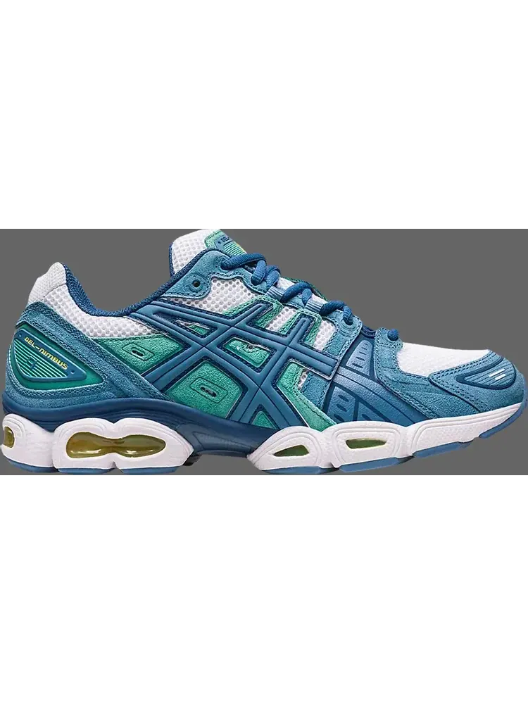 Кроссовки gel nimbus 9 'grey floss aqua' Asics — изображение 1 из 1, синий