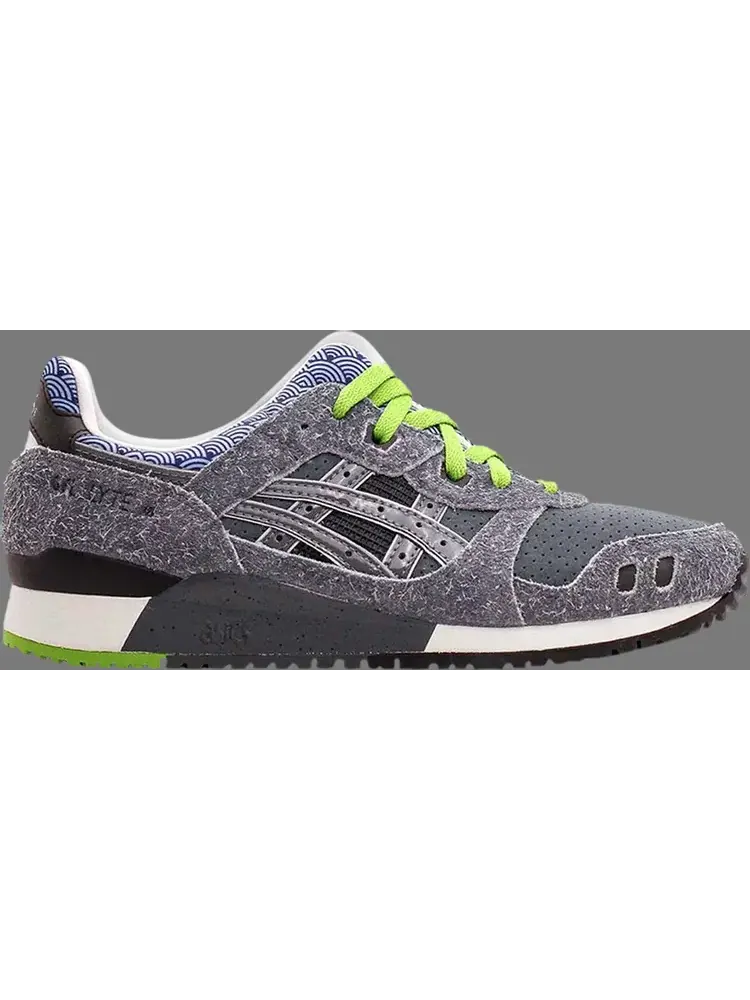 Кроссовки nice kicks x gel lyte 3 og 'black sesame' Asics — изображение 1 из 1, серый