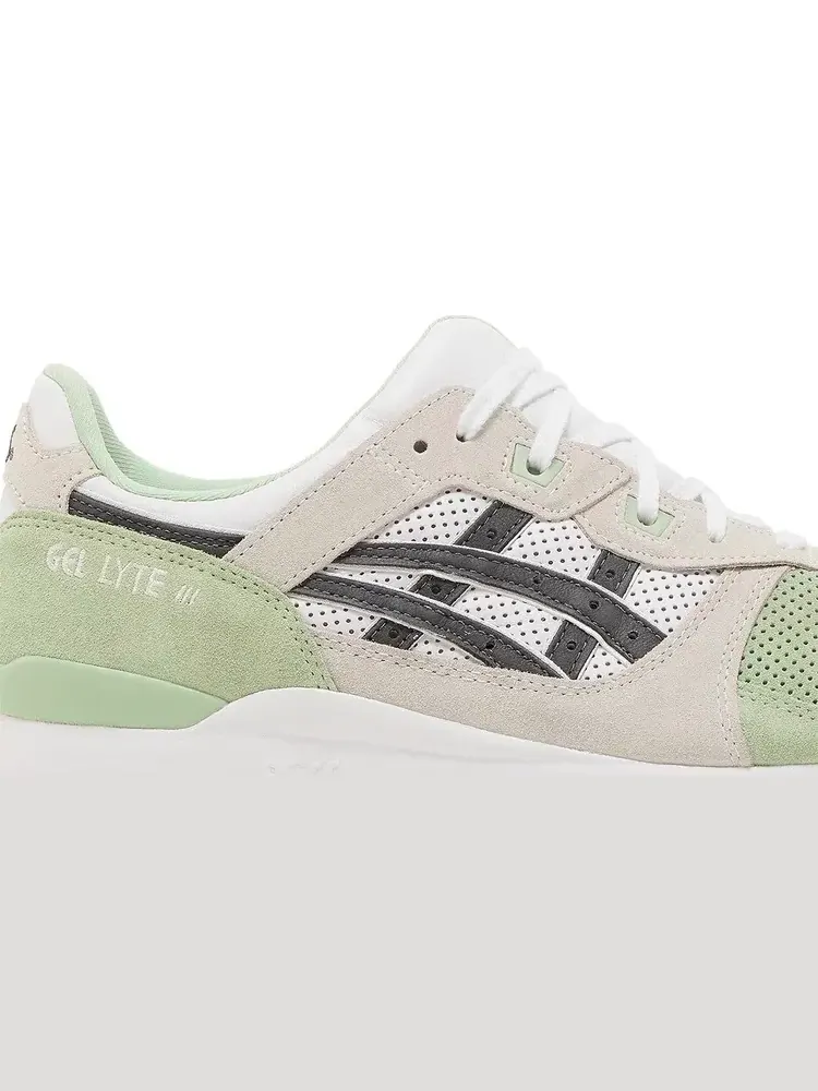 Кроссовки gel lyte 3 og 'jade obsidian grey' Asics — изображение 2 из 8, зеленый