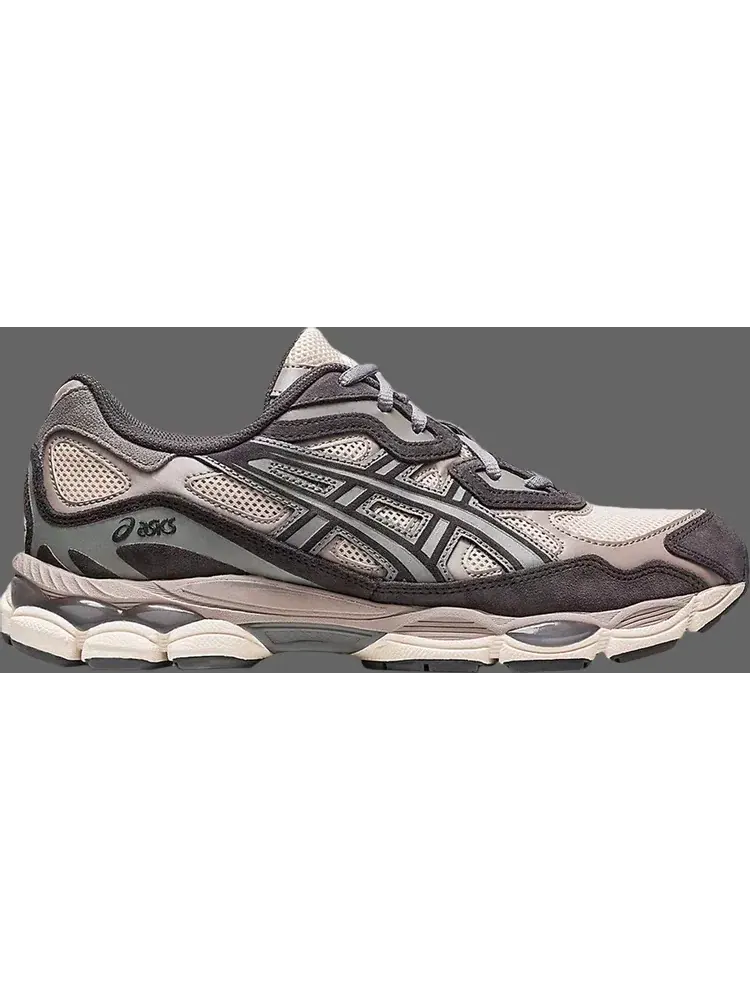 Кроссовки gel nyc 'oatmeal obsidian grey' Asics, пломбир — изображение 1 из 1, бежевый