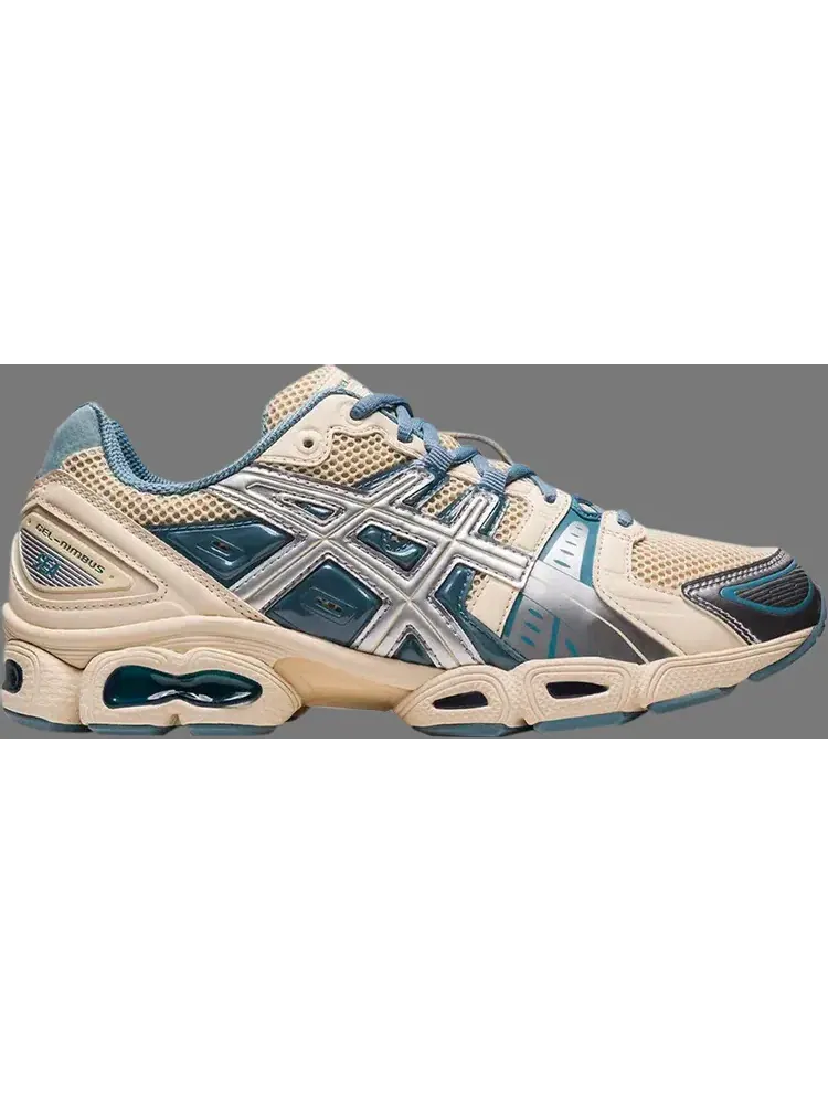 Кроссовки wind and sea x gel nimbus 9 'cream blue' Asics, пломбир — изображение 1 из 1, бежевый