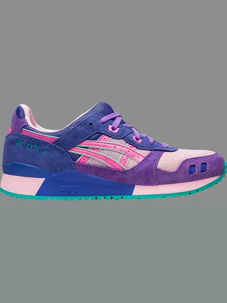 Кроссовки gel lyte 3 og 'cotton candy bubblegum' Asics — изображение 1 из 1, фиолетовый