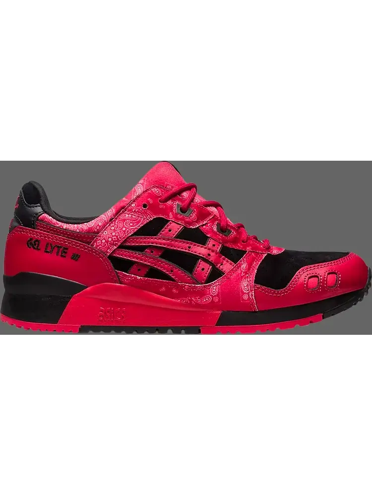 Кроссовки atmos x red spider x gel lyte 3 'bandana print' Asics — изображение 1 из 1, красный