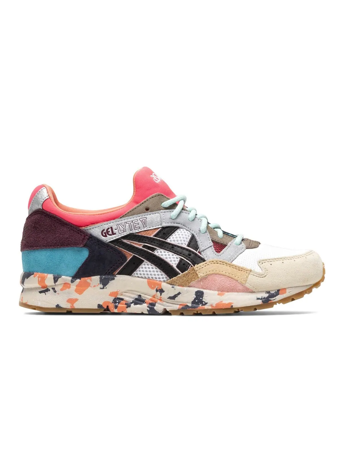 Кроссовки gel lyte 5 're:material - pink aqua' Asics — изображение 1 из 4, мульти