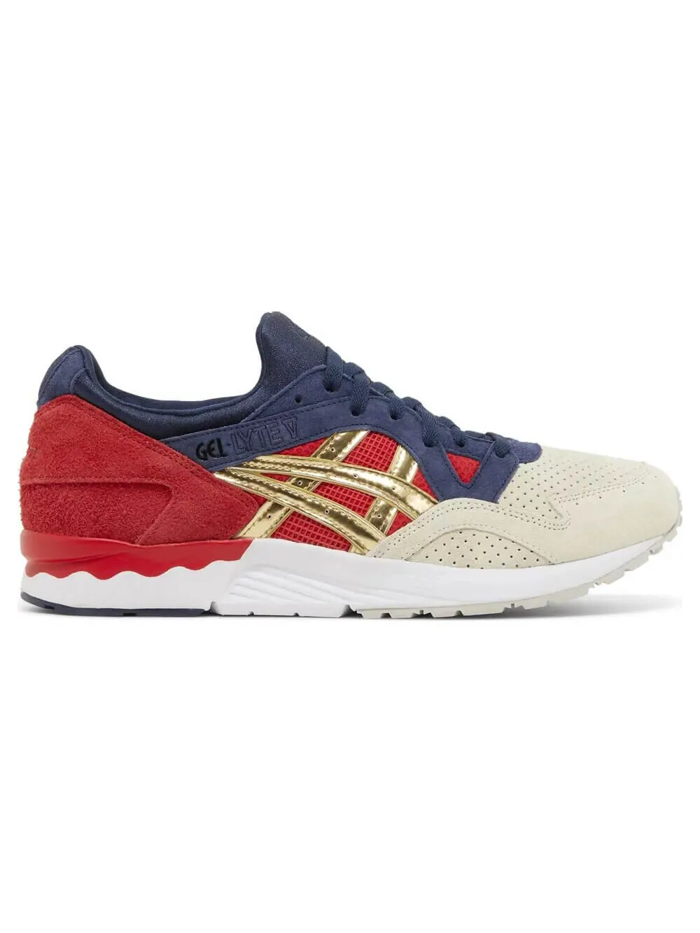 Кроссовки Asics Concepts x Gel Lyte 5 Libertea — изображение 1 из 8, бежевый/красный/синий